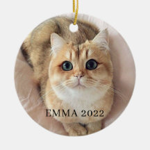 Weihnachts-Foto Moderne Minimal Red Stripe Keramik