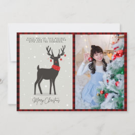 Weihnachts-FOTO Moderne Volkskunst Karte