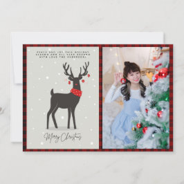 Weihnachts-FOTO Moderne Volkskunst Karte