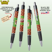 Weihnachts-Foto Name Gifting Xmas Red Green 🎁 Kugelschreiber