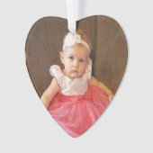 Weihnachts-Foto, Name und Jahrmarkt-Ornament Sake Ornament (Vorderseite)