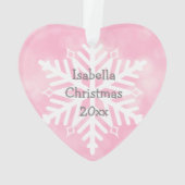 Weihnachts-Foto, Name und Jahrmarkt-Ornament Sake Ornament (Rückseite)