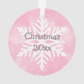 Weihnachts-Foto, Name und Jahrmarkt-Ornament Sake Ornament (Rückseite)