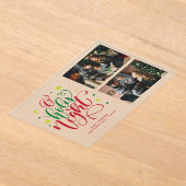 Weihnachts-Foto "O Heilige Nacht" Acryleinladungen (Ablage )