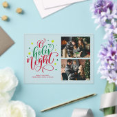 Weihnachts-Foto "O Heilige Nacht" Acryleinladungen (In Situ (Hochzeit))