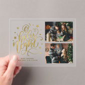 Weihnachts-Foto "O Heilige Nacht" Acryleinladungen (Insitu (Handheld))