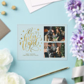 Weihnachts-Foto "O Heilige Nacht" Acryleinladungen (In Situ (Hochzeit))