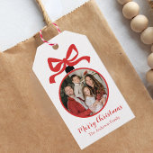 Weihnachts-Foto-Ornament Rot Geschenkanhänger