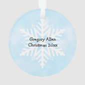 Weihnachts-Foto-Ornament-Sake Ornament (Rückseite)