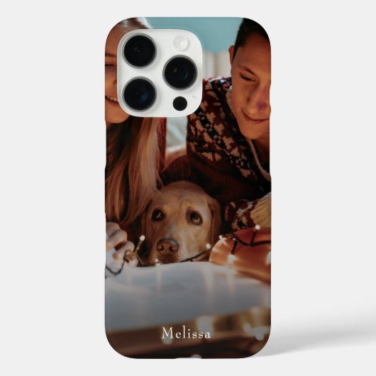 Weihnachts-Foto Personalisiert Case-Mate iPhone Hülle (Rückseite)