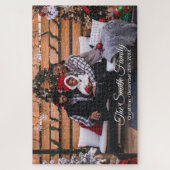 Weihnachts-Foto Personalisiert Puzzle (Vertikal)
