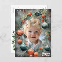 Weihnachts-FOTO Personalisierter Grüner Urlaub