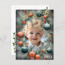 Weihnachts-FOTO Personalisierter Grüner Urlaub