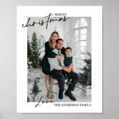 Weihnachts-Foto-Poster und Print Poster (Vorne)