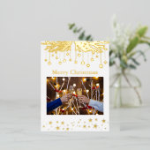 Weihnachts-Foto Postkarte, Fohlen Postkarte (Stehend vorne)