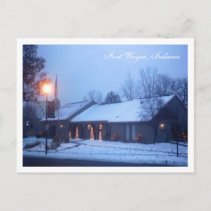 Weihnachts-Foto-Postkarte - Individuell angepasst Feiertagspostkarte