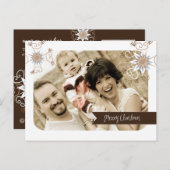 Weihnachts-Foto-Postkarten Feiertagspostkarte (Vorne/Hinten)