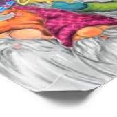 Weihnachts-Foto Print mit Happy Gnome Party Fotodruck (Ecke)