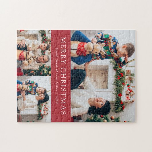 Weihnachts-Foto Puzzle (Horizontal)