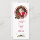 Weihnachts-Foto-Rackkarte (Vorderseite)