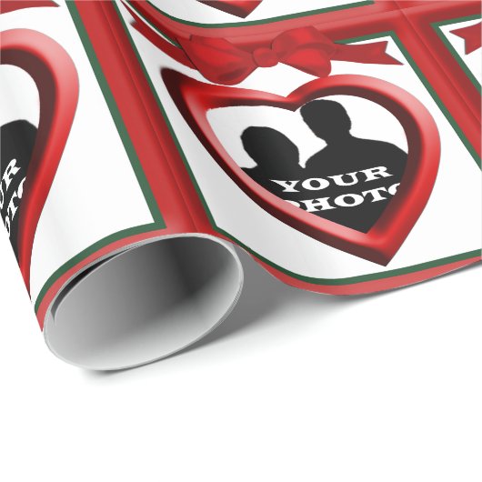 Weihnachts-Foto-Rahmen Geschenkpapier (Rolleneckpunkt)