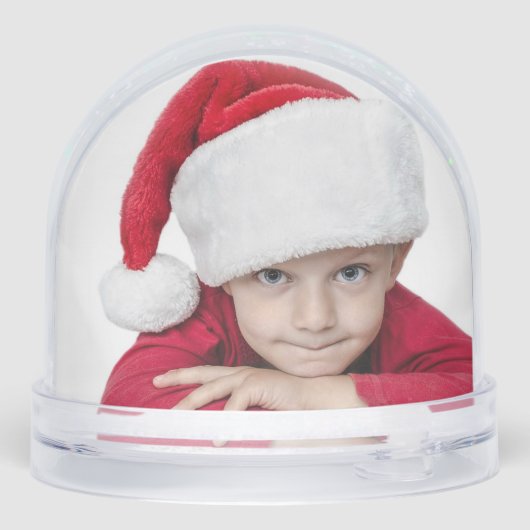 Weihnachts-Foto Schneekugeln (Rückseite)