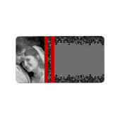 Weihnachts-Foto-Sterne-Adressetiketten - Adressaufkleber (Vorne)