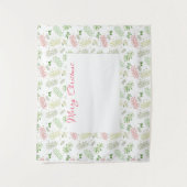 Weihnachts-Foto Wandteppich (Vorderseite)