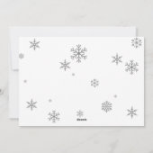 Weihnachts-Foto-Weihnachtsfotokarte Feiertagskarte (Rückseite)