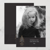 Weihnachts-Foto-Weihnachtskarte Feiertagskarte (Vorne/Hinten)