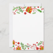 Weihnachts-Foto-Weihnachtskarte Feiertagskarte (Rückseite)