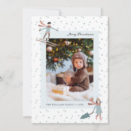 Weihnachts-Foto Weihnachtskarte Feiertagskarte