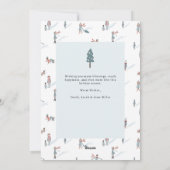 Weihnachts-Foto Weihnachtskarte Feiertagskarte (Rückseite)