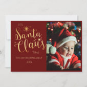 Weihnachts-Foto Weihnachtskarte Feiertagskarte (Vorderseite)