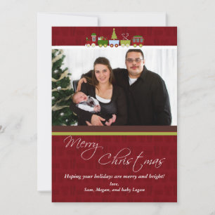 Weihnachts-Foto Weihnachtskarte Feiertagskarte