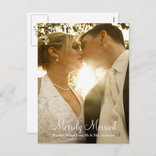 Weihnachts-Foto-Weihnachtskarte Feiertagspostkarte (Vorne/Hinten)