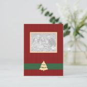 Weihnachts-Foto Weihnachtskarten Feiertagspostkarte (Stehend Vorderseite)