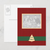 Weihnachts-Foto Weihnachtskarten Feiertagspostkarte (Vorne/Hinten)