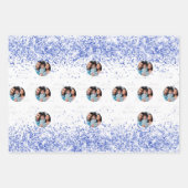 Weihnachts Foto Weißmeer Konfetti Geschenkpapier Set (Vorderseite 3)