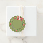 Weihnachts-Foto Wreath Christmas Wunsche Familie Geschenkanhänger (Beispiel)