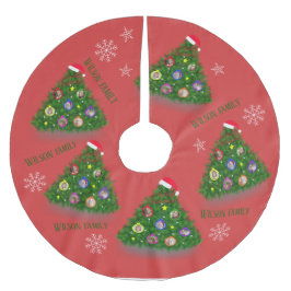 Weihnachts-Foto zu Weihnachtsbaum Polyester Weihnachtsbaumdecke