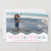 Weihnachts-Fotocollage Mele Kalikimaka