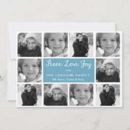 Weihnachts-FotoCollage | Urlaub Feiertagskarte