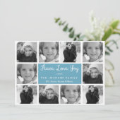 Weihnachts-FotoCollage | Urlaub Feiertagskarte (Stehend Vorderseite)