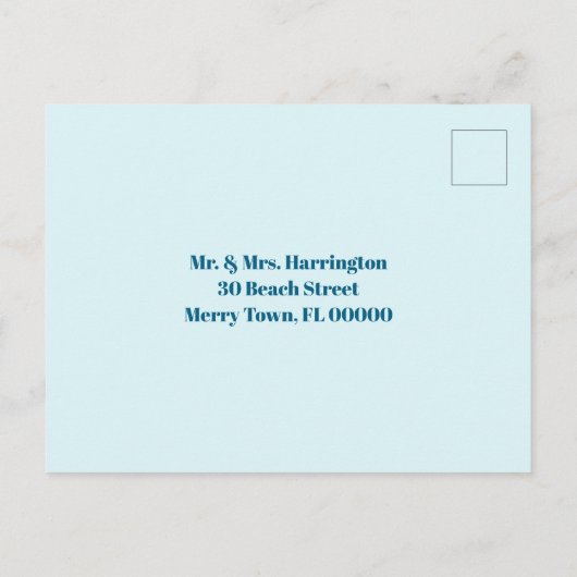 Weihnachts-FotoCollage Weihnachten Neues Jahr Post Postkarte (Rückseite)