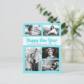 Weihnachts-FotoCollage Weihnachten Neues Jahr Post Postkarte (Stehend Vorderseite)