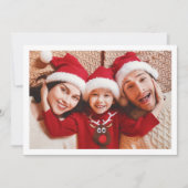 Weihnachts-Fotokarte Einladung (Vorderseite)