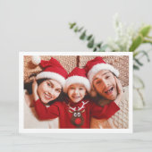 Weihnachts-Fotokarte Einladung (Stehend Vorderseite)