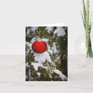 Weihnachts-Fotokarte Feiertagskarte
