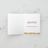 Weihnachts-Fotokarte Feiertagskarte (Innenseite)